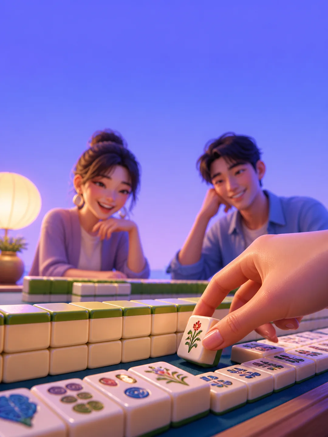 Mahjong Night key visual